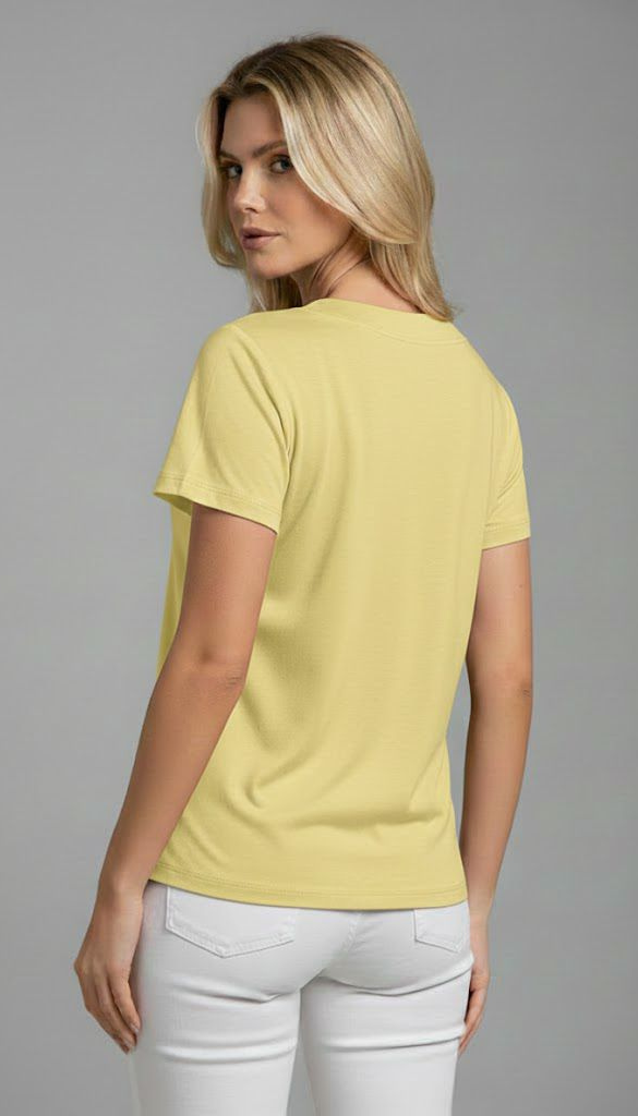 Tshirt Decote V Básica