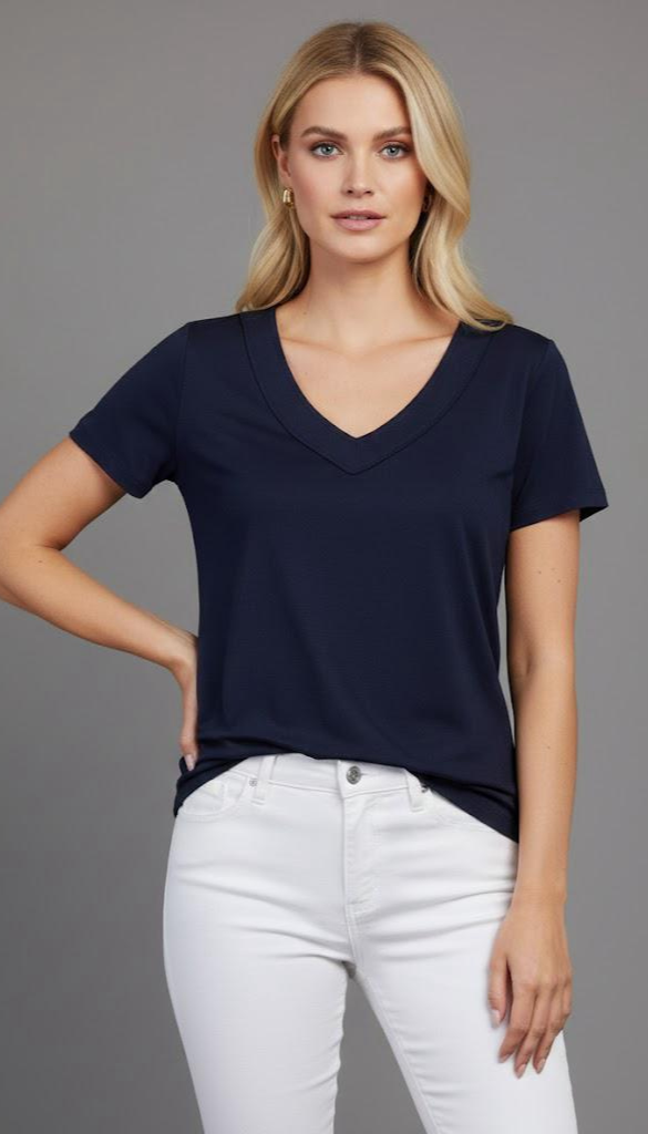 Tshirt Decote V Básica