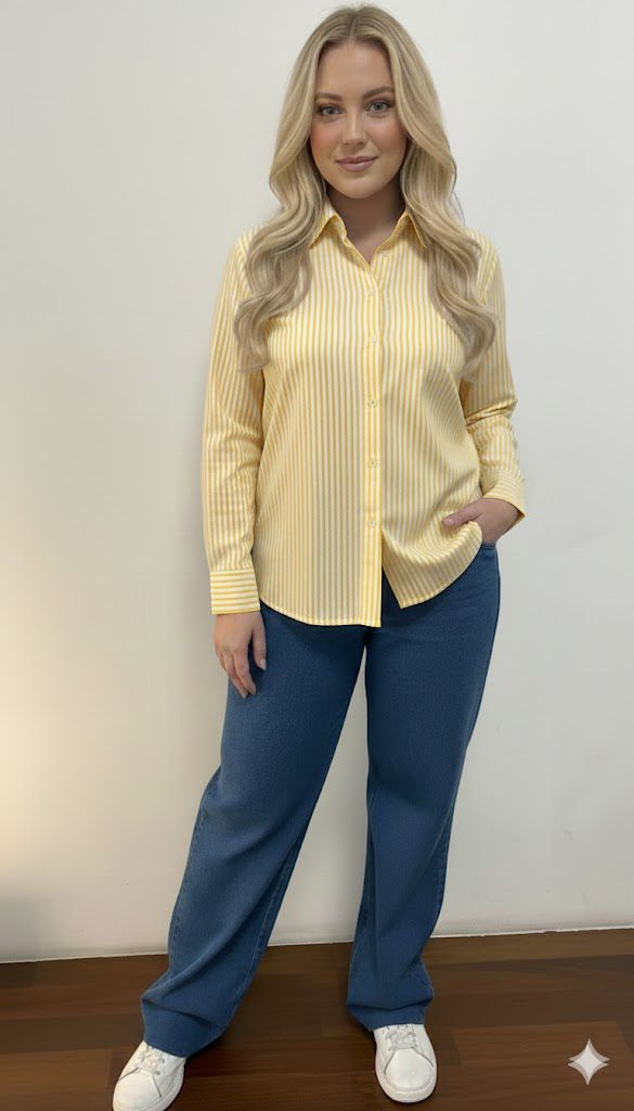 Camisa Listras Tricoline