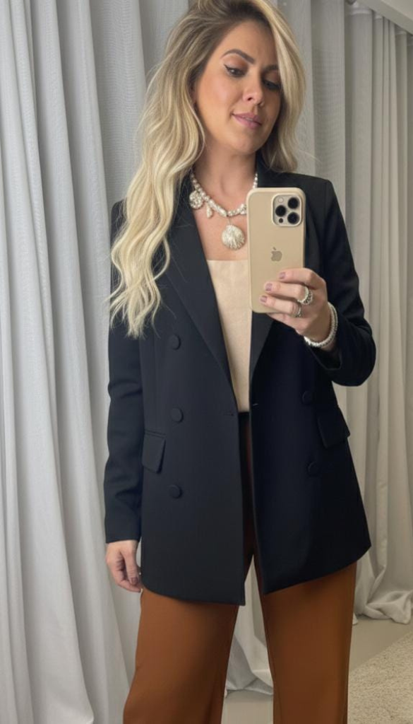 Blazer Luxo 6 Botões